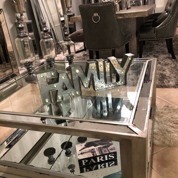 Other Z Gallerie Mirrored Coffee Table Poshmark